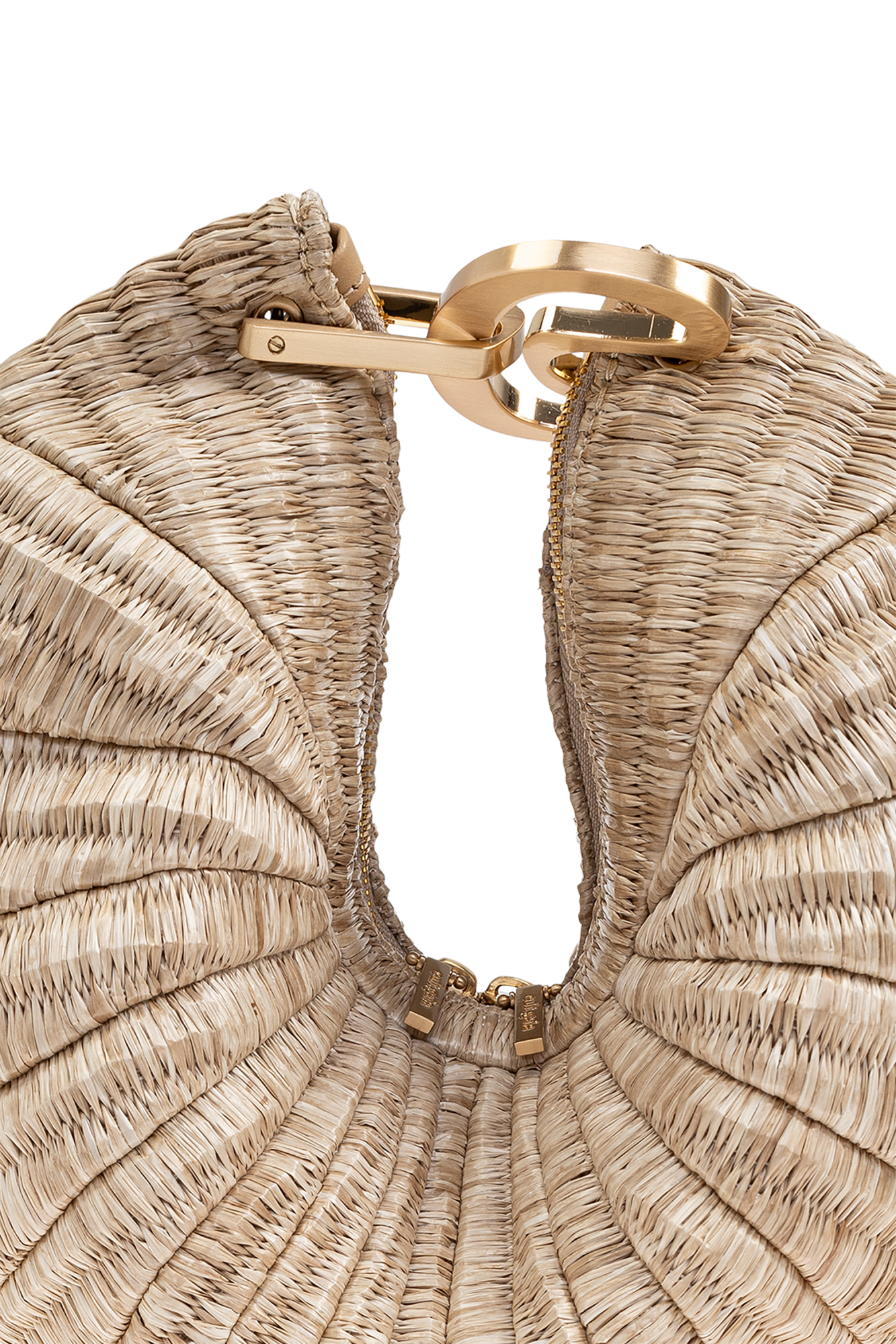 Cult Gaia - Green Snake Skin Textured Crossbody Bag